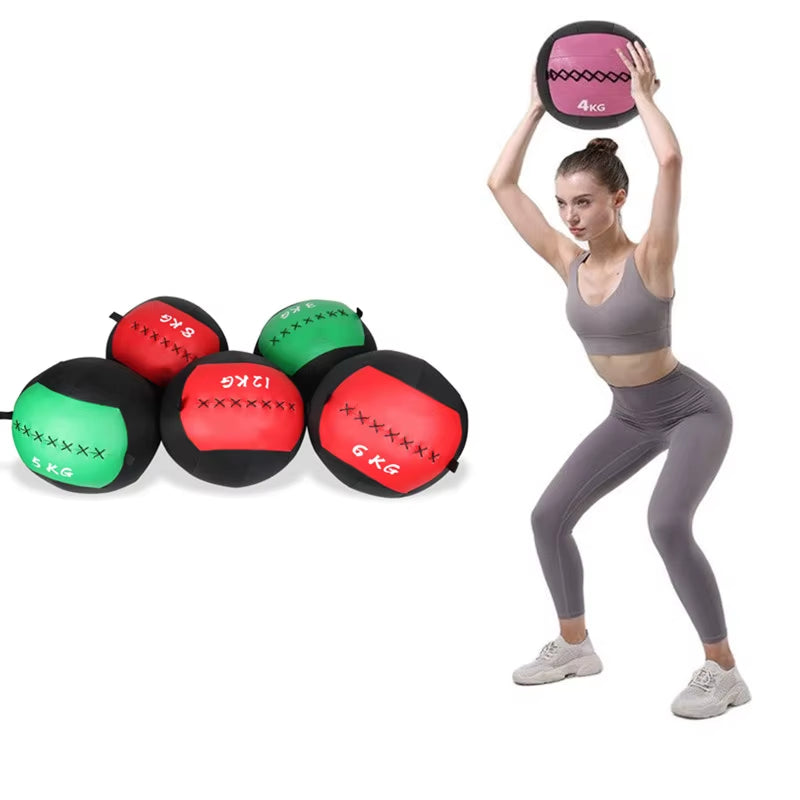 Empty 2 -12Kg Crossfit Medicine Wall Ball Gym Core Training Throwing Boucing Slam Cross Trainer Balance Training Medicine Ball