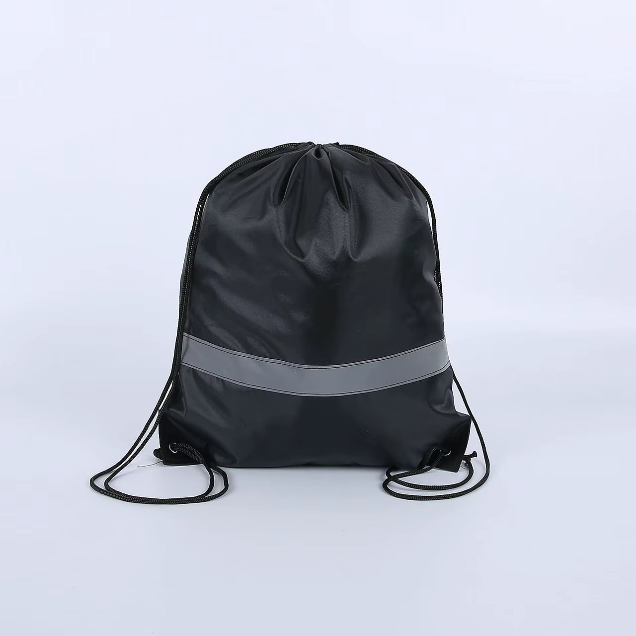 Nylon Color Portable Sports Bag Thicken Drawstring Belt Riding Backpack Gym Drawstring Shoes Bag Clothes Backpacks Waterproof