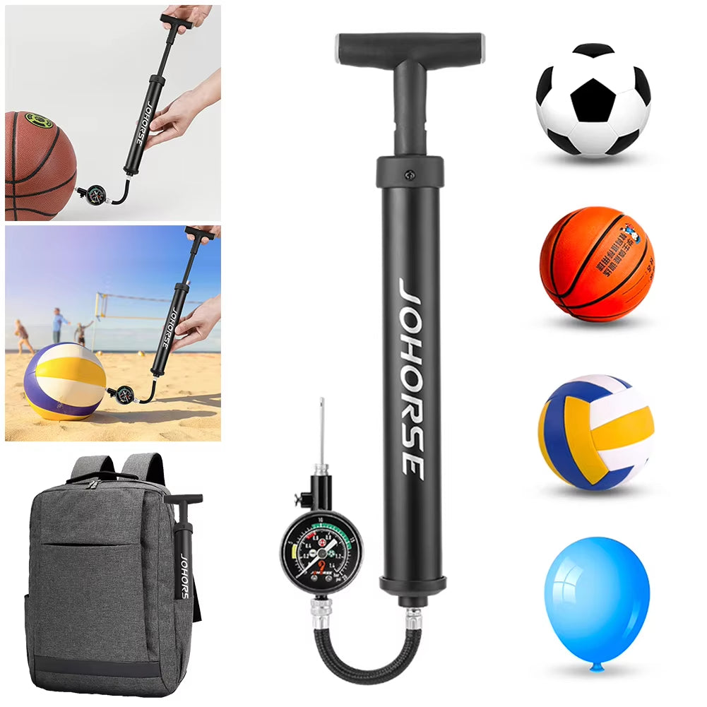 1Pcs Ball Hand Pump Portable Soccer Pump Inflator Compact Volleyball Pump Multifunction for Basketball Football Volleyball